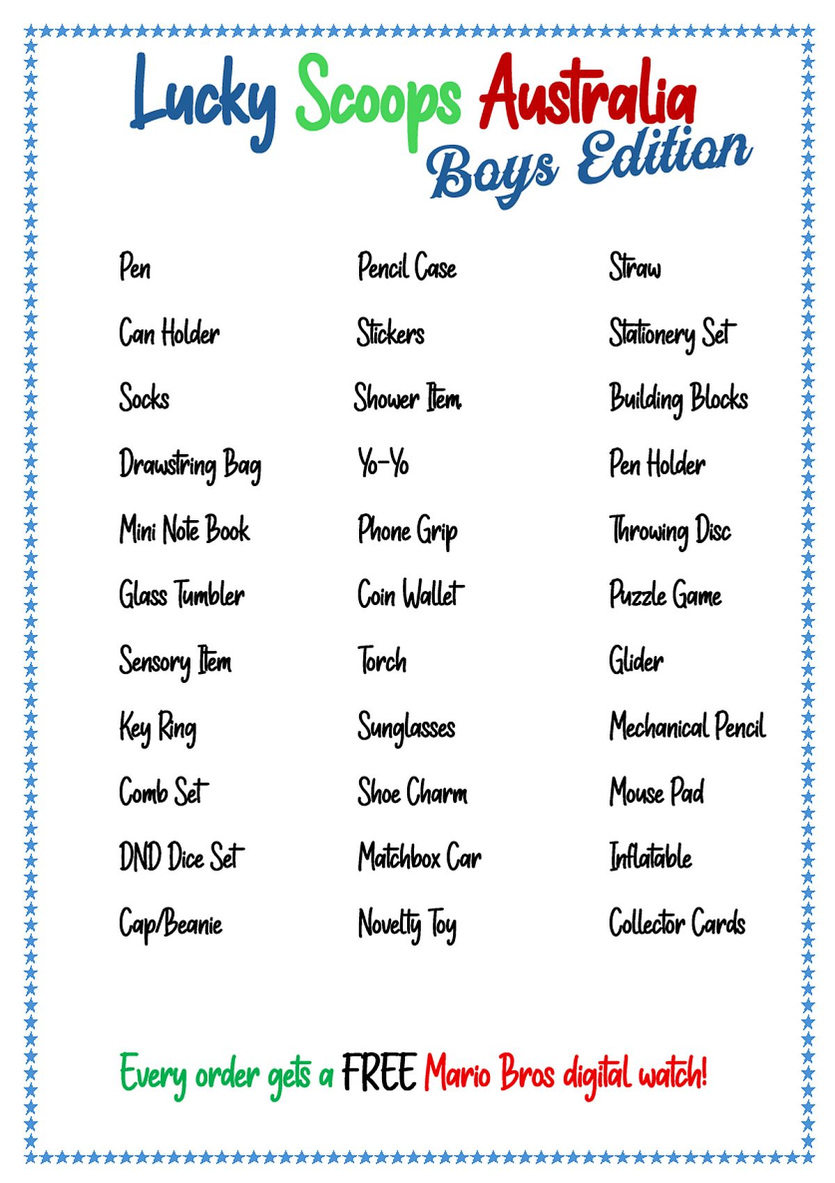 (image for) Lucky Scoops - BOYS EDITION
